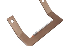 Solid copper busbar