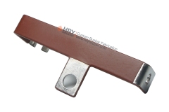 Tin plated copper busbar with red insulation